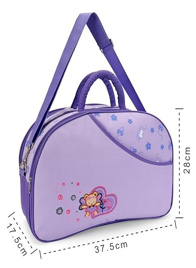 Alya The Cheeky Kidzz New Born Baby Multifunctional Diaper Nappy Changing Mother Maternity Multi Compartment Handbag Shoulder Purple Tote Bag (Assorted Prints) (DESIGN 5) - Image 2